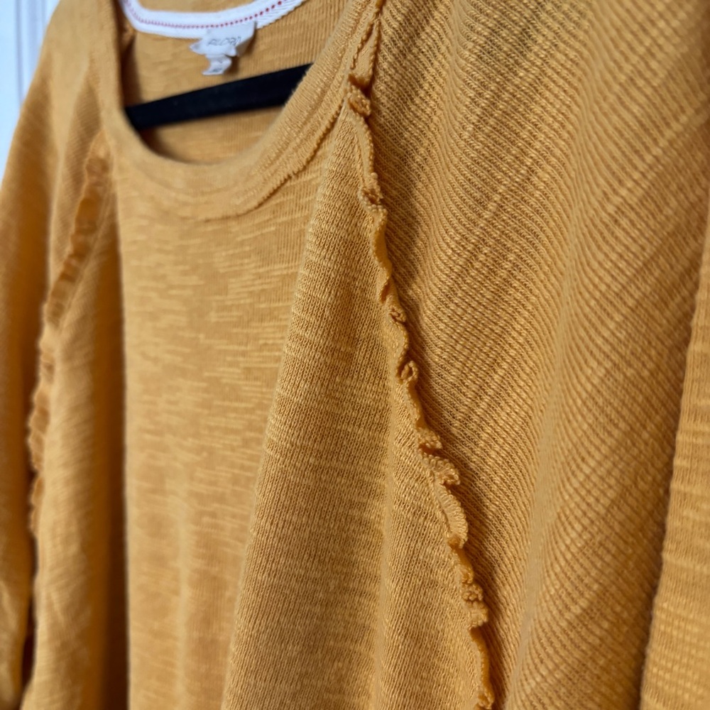 Anthropologie mustard yellow sweater - Picture 9 of 11